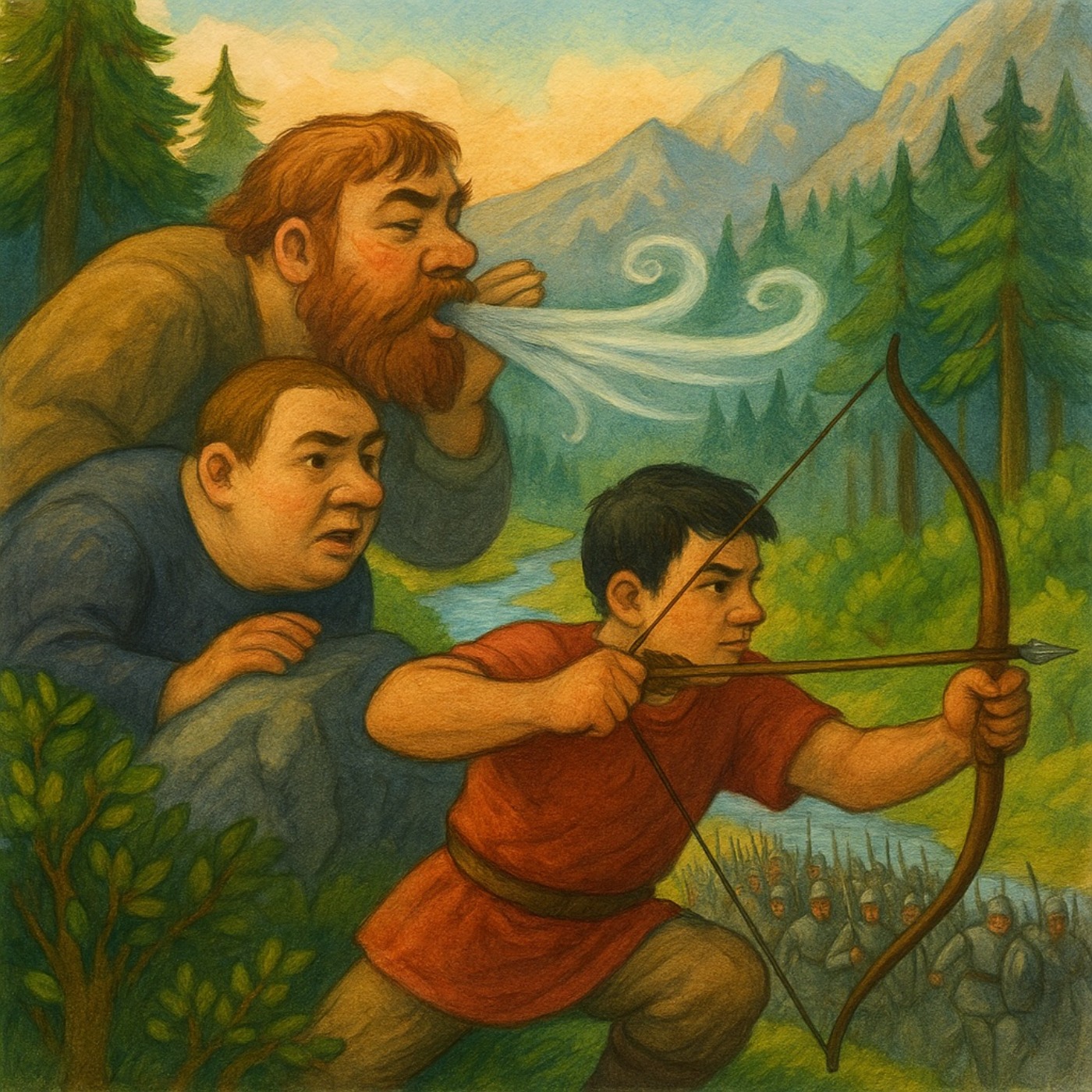 Как три богатыря врагов победили. Корейская сказка episode artwork