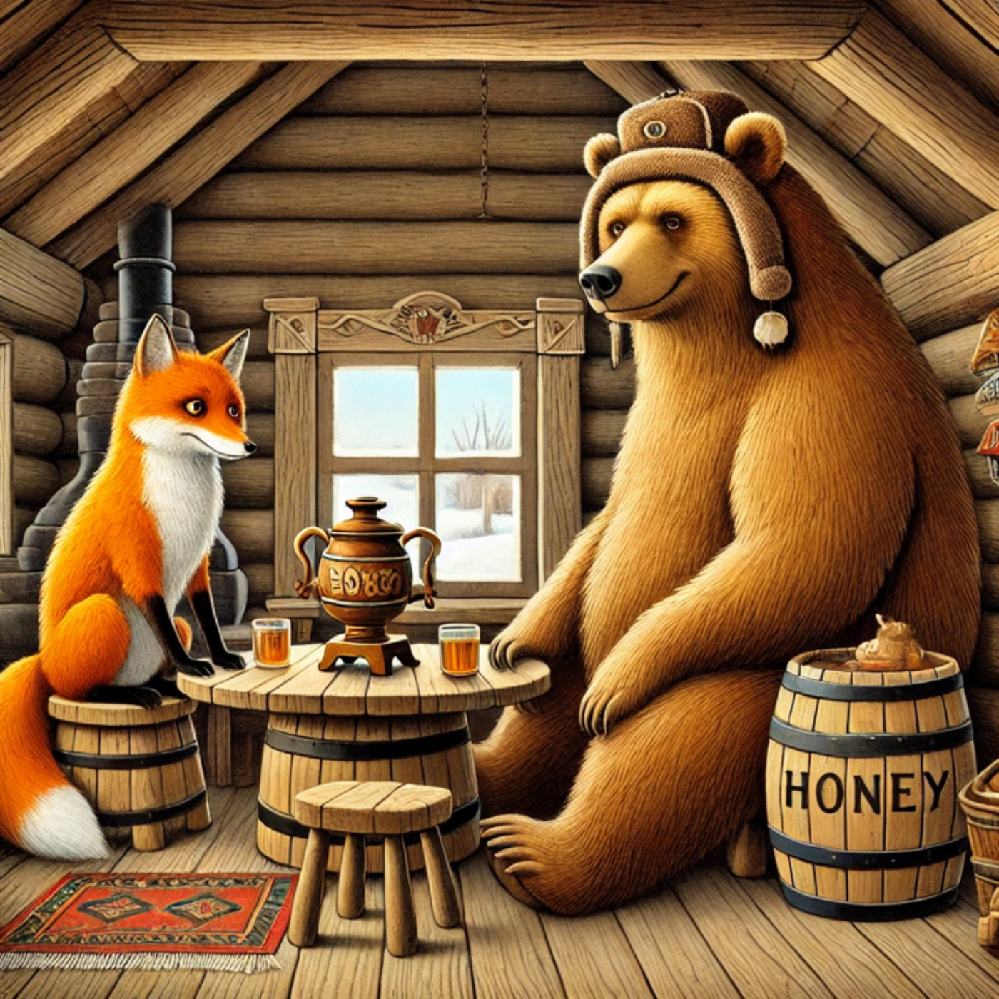Лиса и медведь. Сказка episode artwork