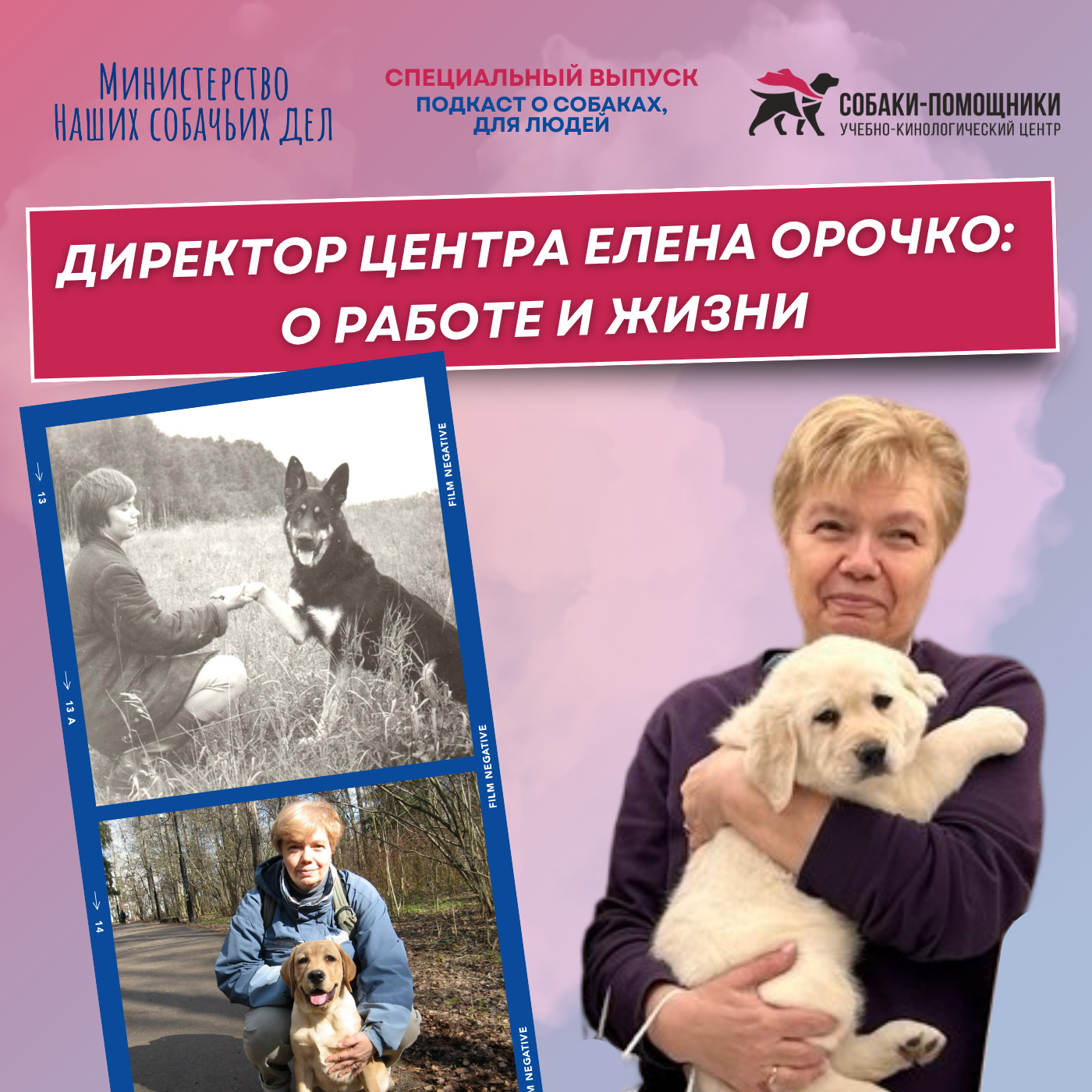 Интервью с директором Центра «Собаки-помощники» Еленой Орочко