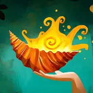 Лина и Поющая Раковина. Лина отправляется в путешествие в глубины древнего леса и находит там прекрасное озеро...