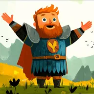 Сказка про рыцаря Тибальда. 2ая глава - что ждёт его дальше? Спасение курицы или дракона?