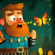 Рыцарь Тибальд и Волшебная Бабочка. Эй, Тибальд, не глотай бабочку!