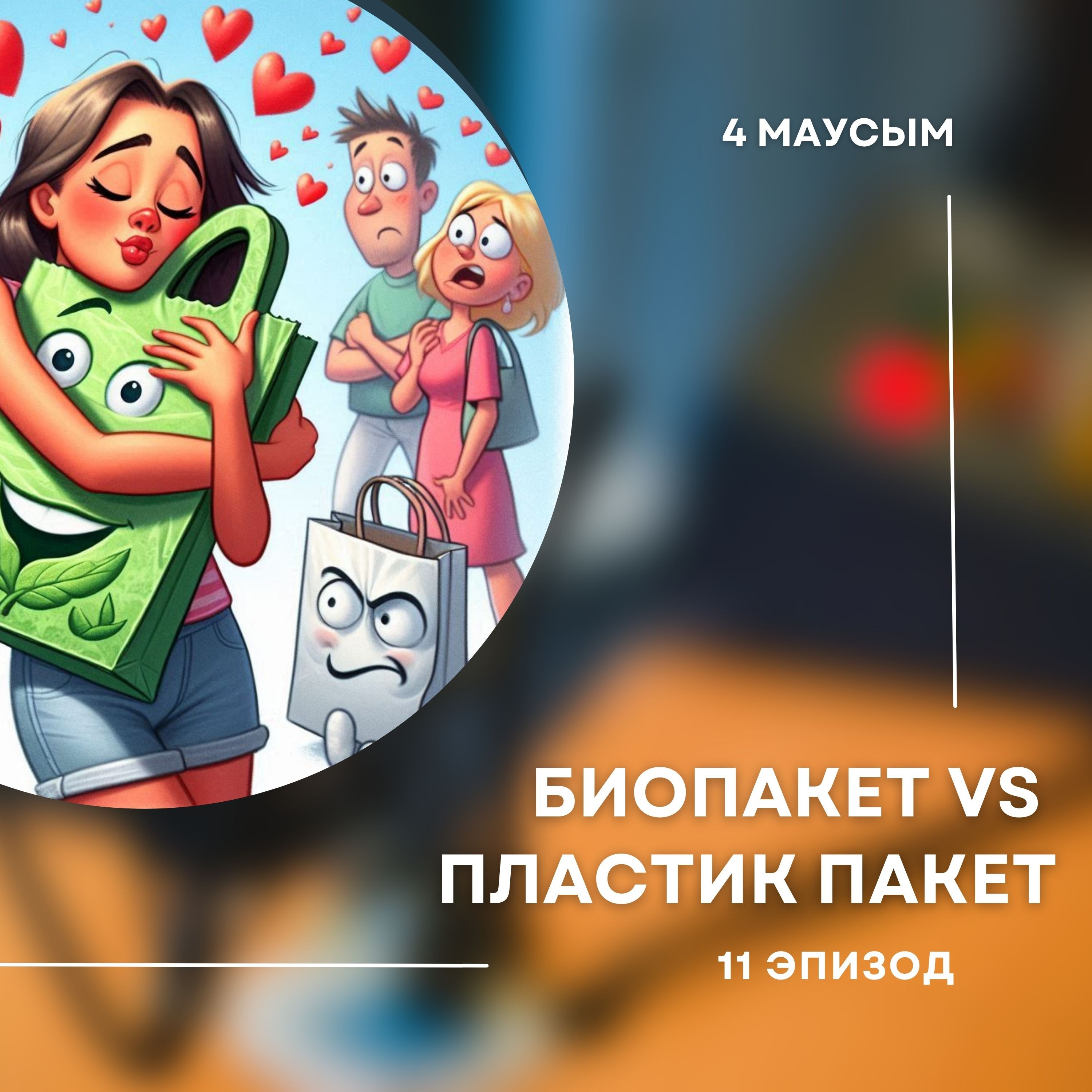 4-ші маусым. 11-ші эпизод. Биопакеттер пластик пакеттерден экологиялық жағынан жақсы ма, жоқ па? podcast