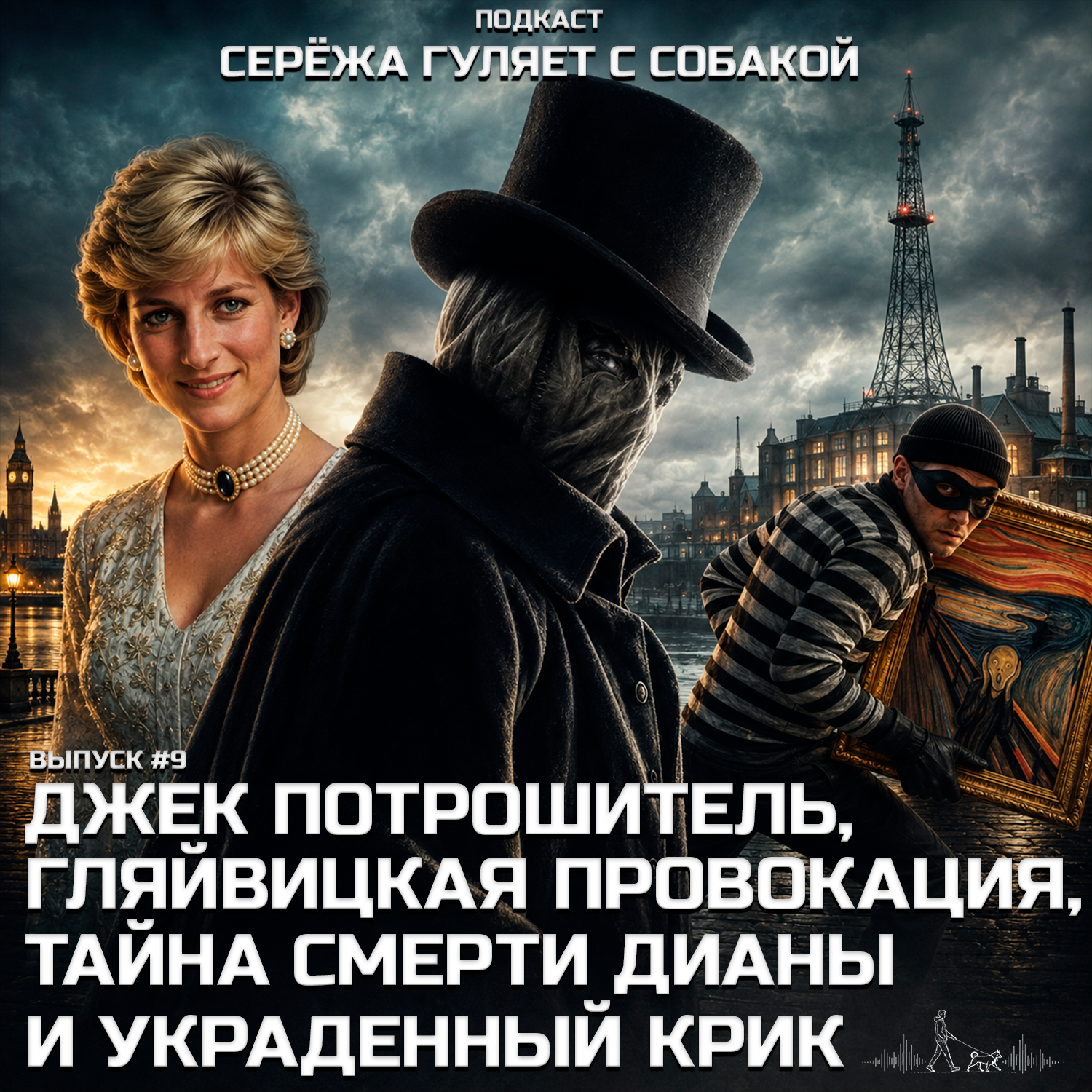 #9. Первая жертва Джека Потрошителя, кто убил принцессу Диану, зачем Гитлер напал сам на себя и куда пропал «Крик»? podcast