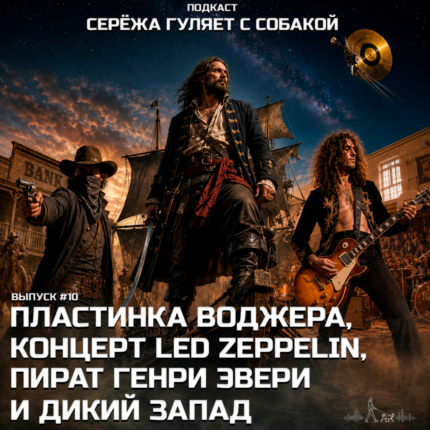 #10. Самое провальное ограбление на Диком Западе, сорвавший куш пират Генри Эвери, первый концерт LED ZEPPELIN и что находится на пластинке Вояджер? podcast