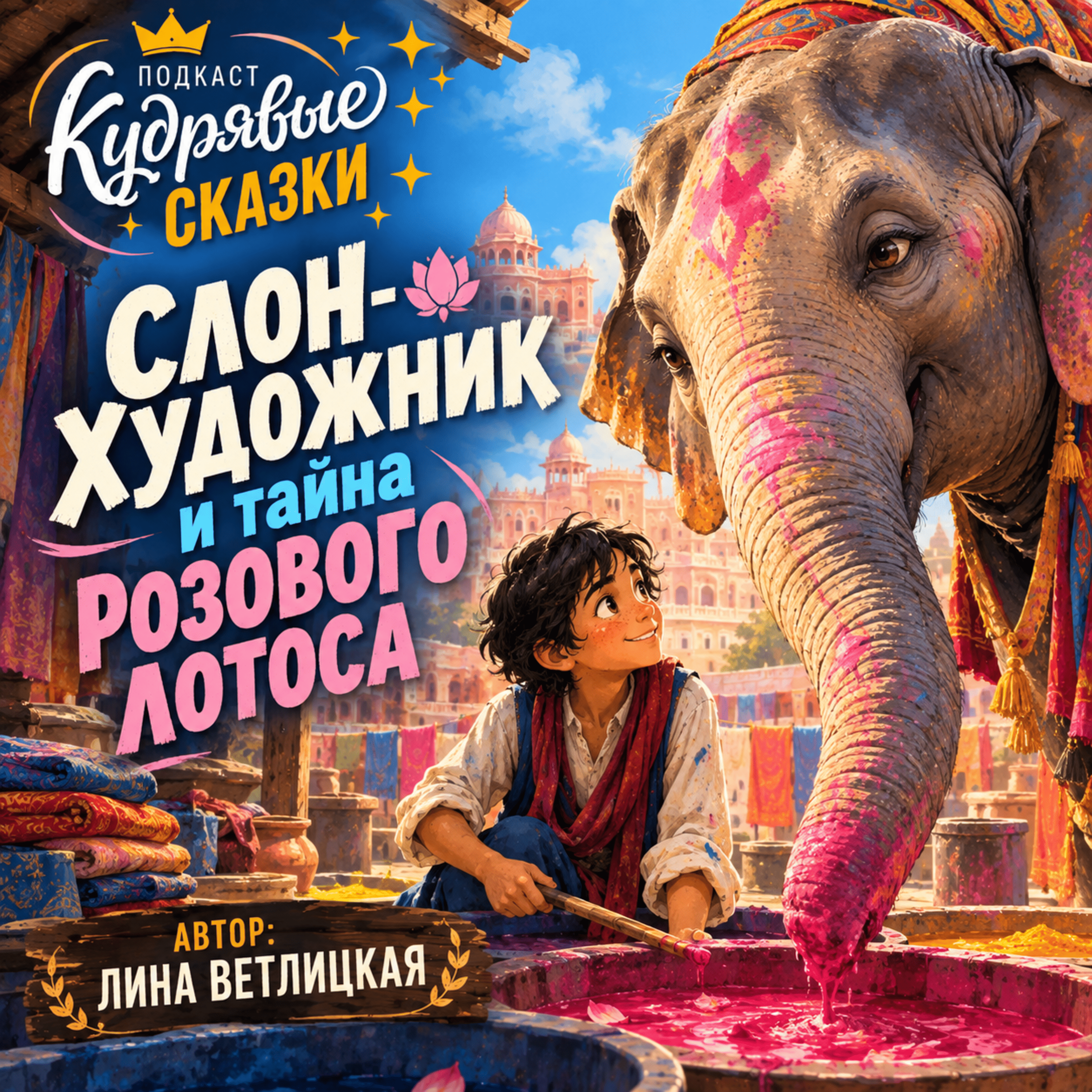 Сказка «Слон-художник или тайна розового лотоса» | Аудиокниги для детей