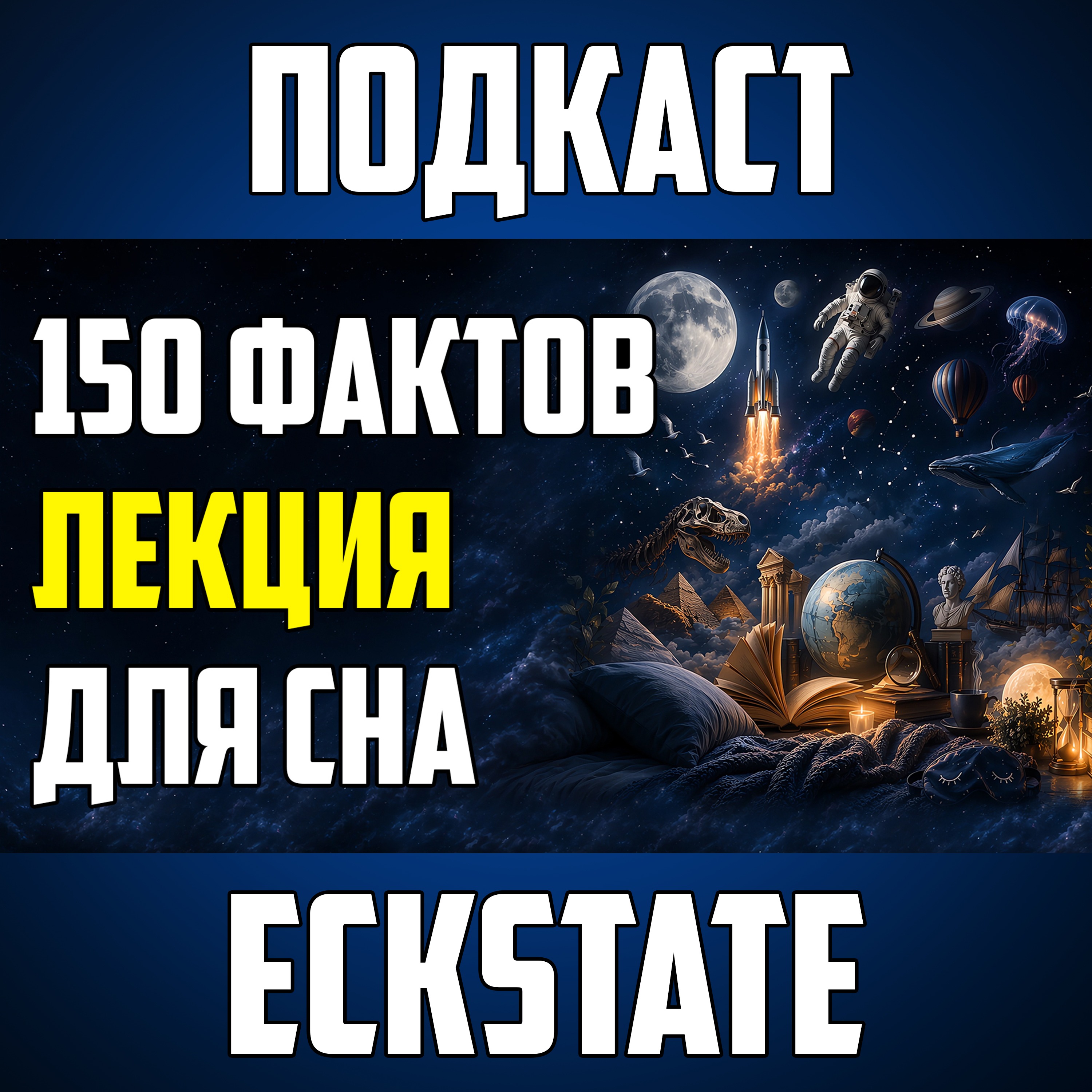 150 ЗАМЕЧАТЕЛЬНЫХ ФАКТОВ, КОТОРЫЕ ПОМОГУТ БЫСТРО УСНУТЬ episode artwork