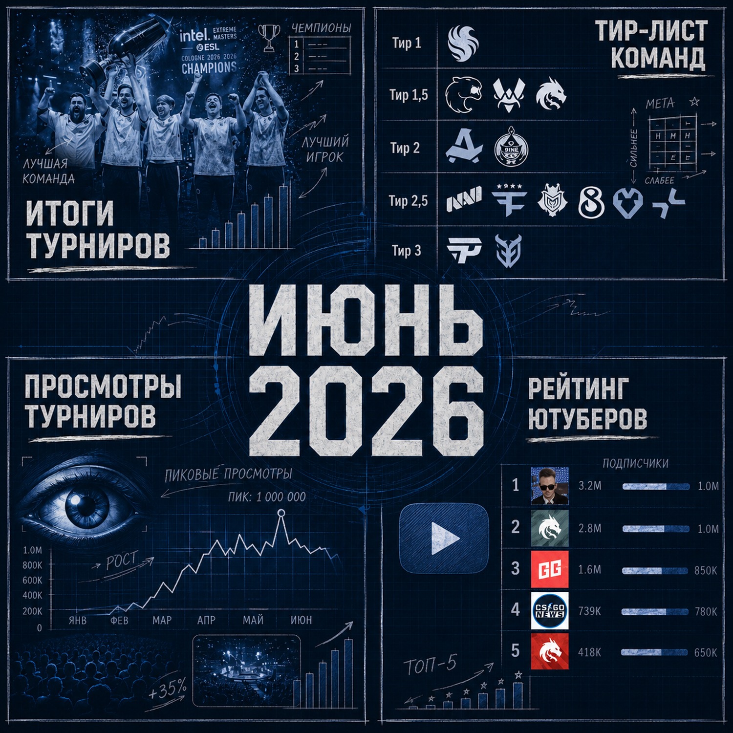Киберспорт в Июне 2026 года episode artwork