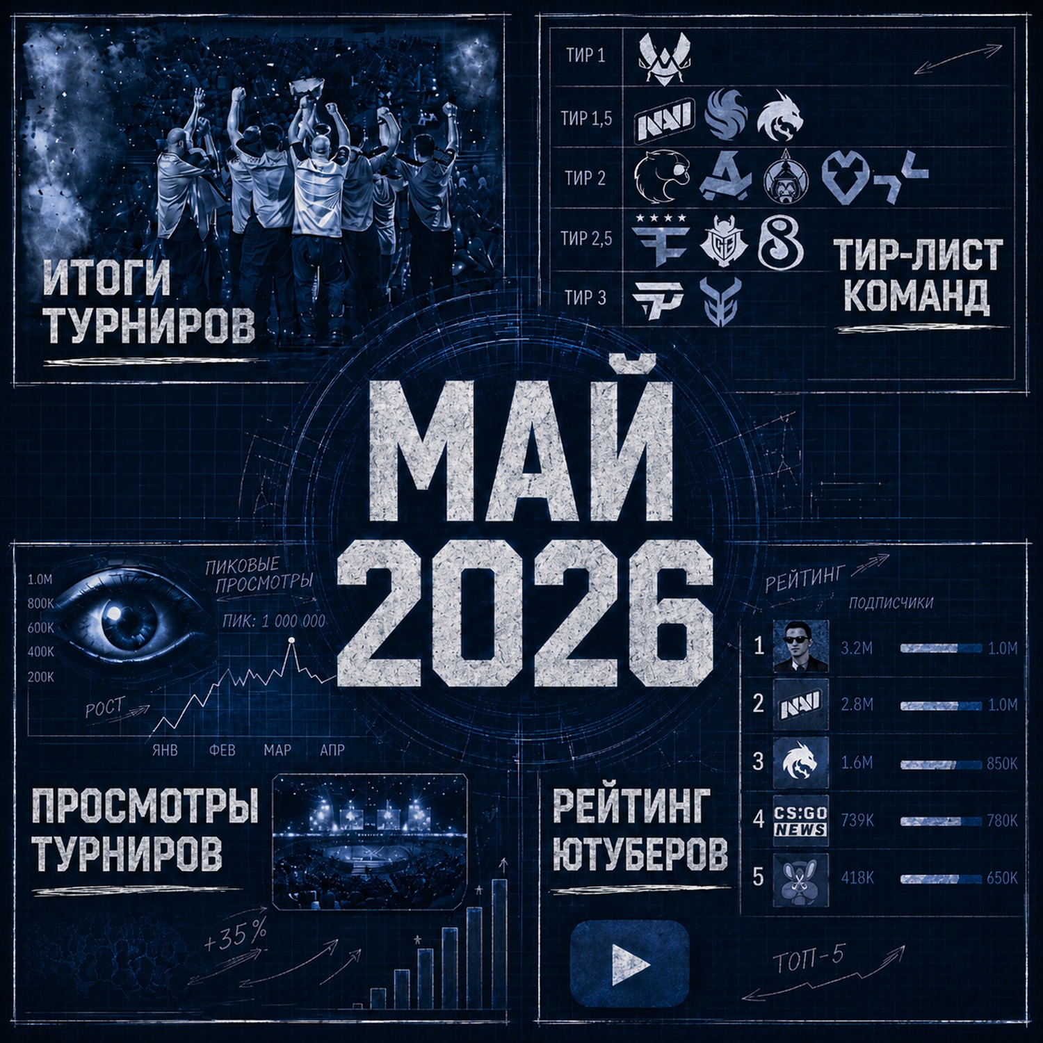 Киберспорт в Мае 2026 года episode artwork