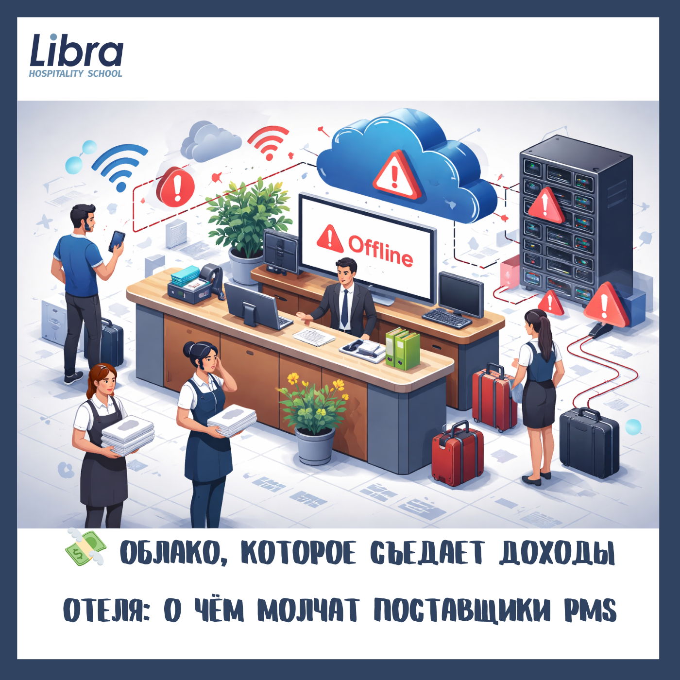 💸 Облако, которое съедает доходы отеля: о чём молчат поставщики PMS