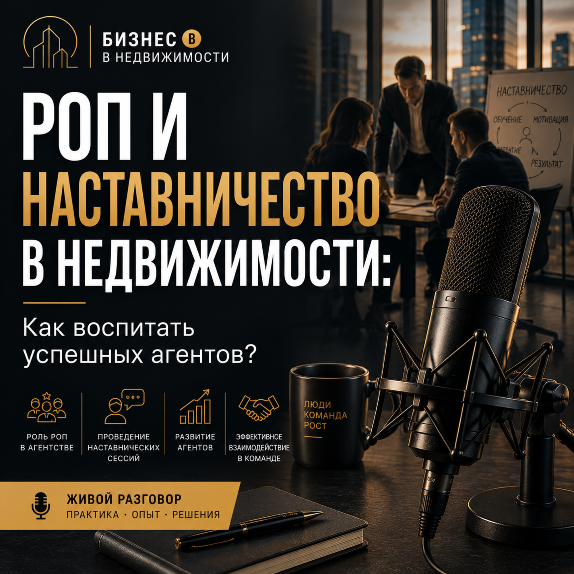 РОП и наставничество в недвижимости: Как воспитать успешных агентов? episode artwork