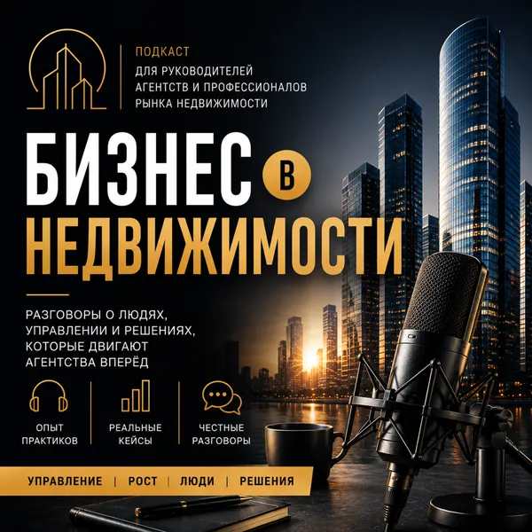 Бизнес в недвижимости. Подкаст для руководителей агентств и профессионалов рынка.