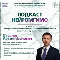 Нейрокогнитивные механизмы взаимодействия человека с виртуальной реальностью