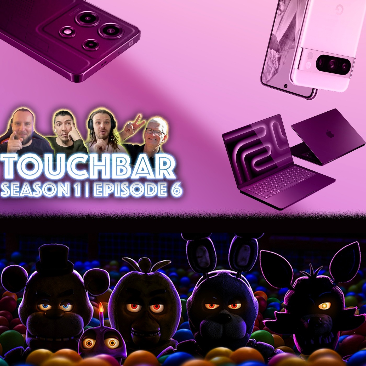 ТачБар 7: новые MacBook на M3, Google Pixel 8 Pro, Infinix Note 30 VIP и Пять ночей с Фредди episode artwork