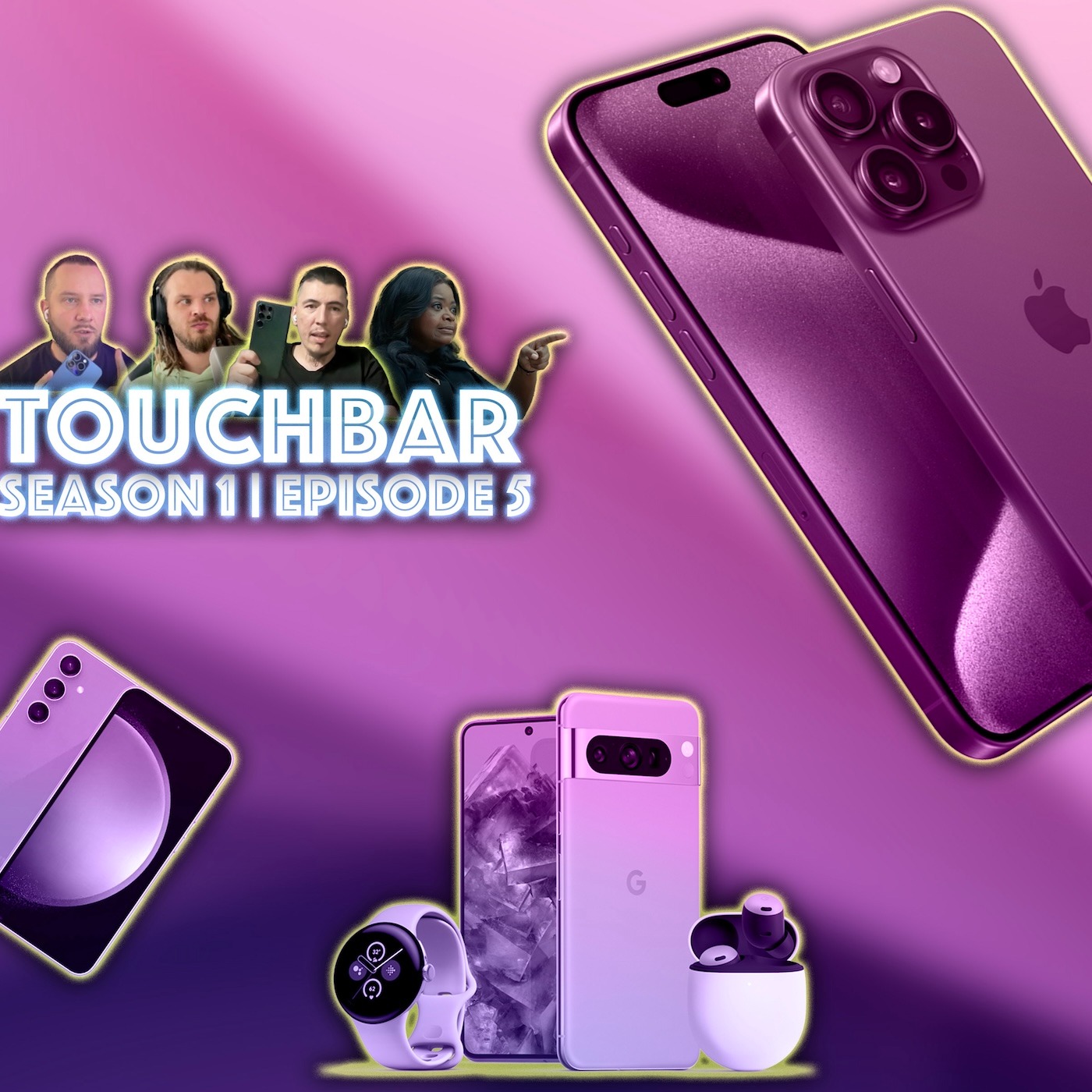 ТачБар 5: недоделанные Google Pixel 8, сомнительные Samsung Galaxy Fan Edition и скучный iPhone 15 Pro Max episode artwork