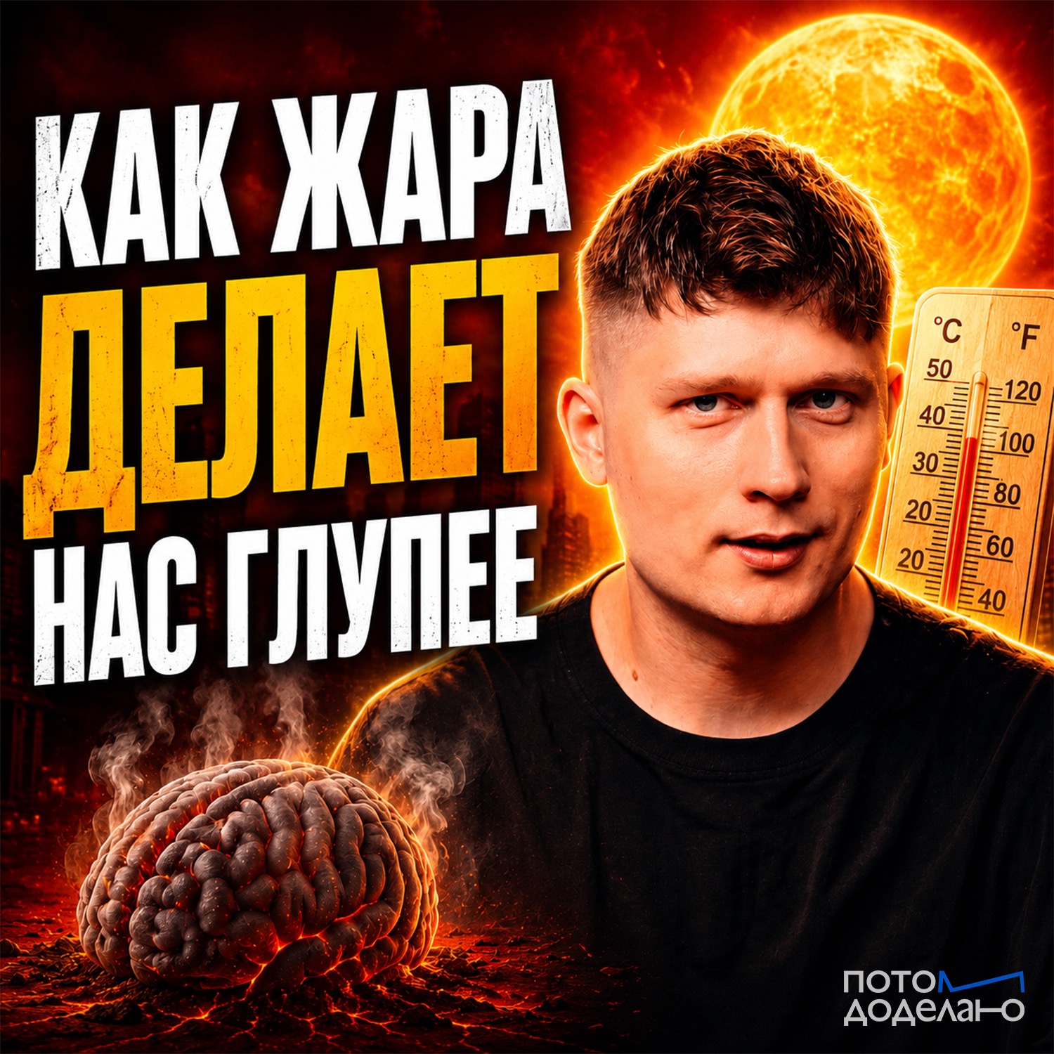 Нейробиология жары: как высокие температуры уничтожают наш интеллект | Потом доделаю podcast