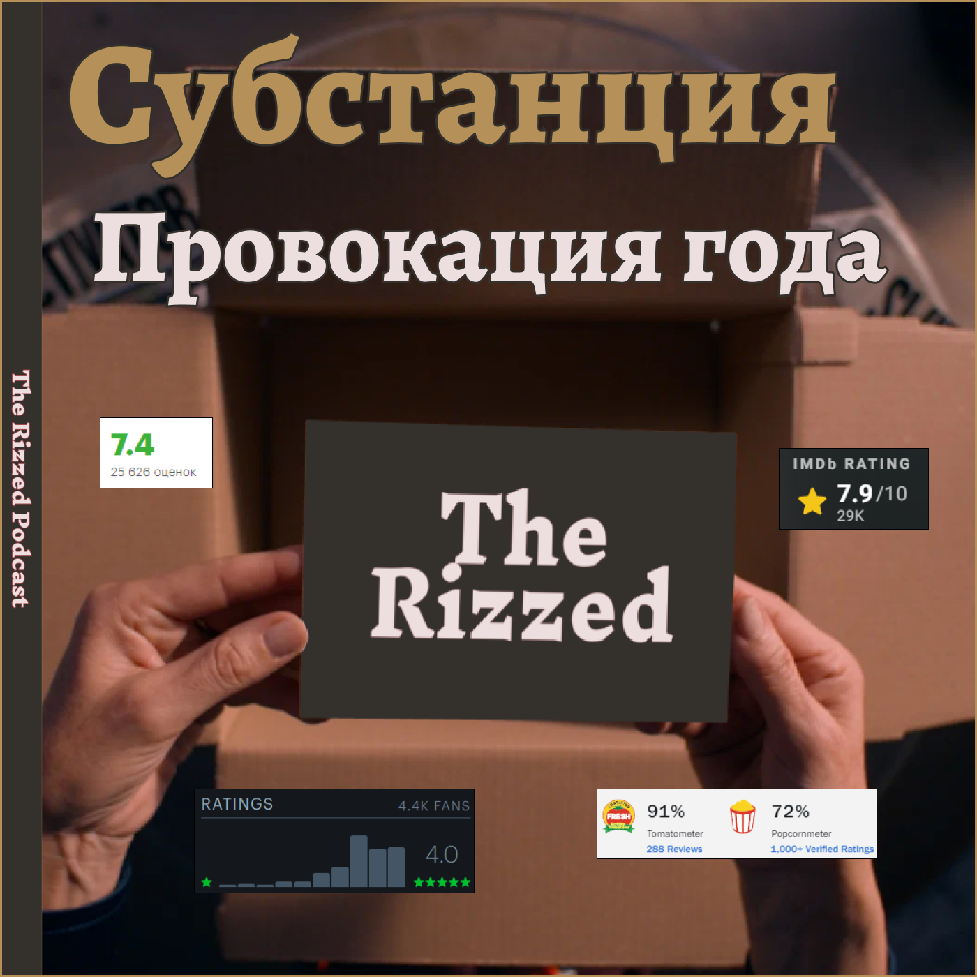 Субстанция 2024 | "Absolutely f**king insane" | The Rizzed Podcast episode artwork