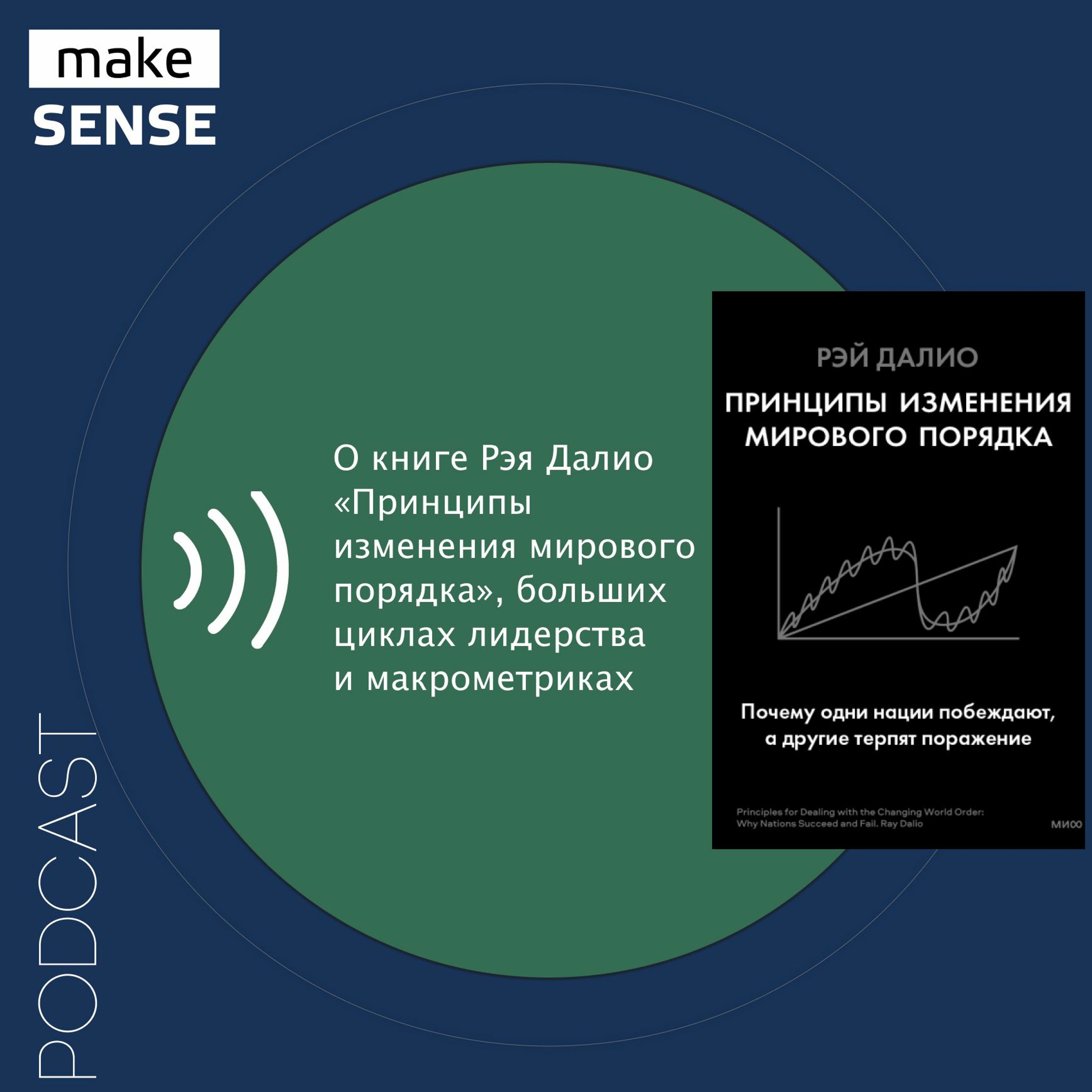 О книге Рэя Далио «Принципы изменения мирового порядка», больших циклах лидерства и макрометриках episode artwork