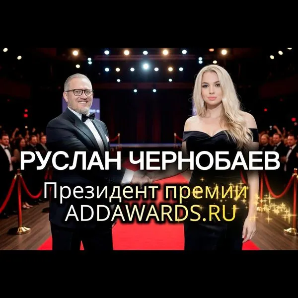 Президент премии ADDAWARDS.RU Руслан Чернобаев