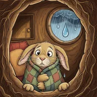 Ушастик боится грозы | Приключения Пуфика