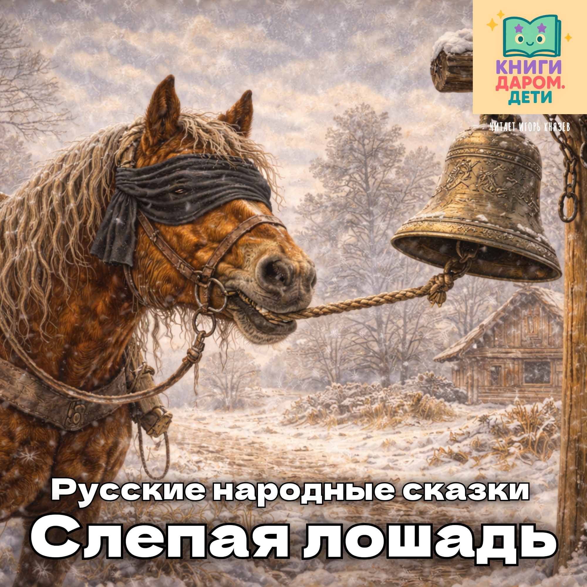 Сказка о доброте и ответственности. «Слепая лошадь». Для детей 5-7 лет. Книги даром