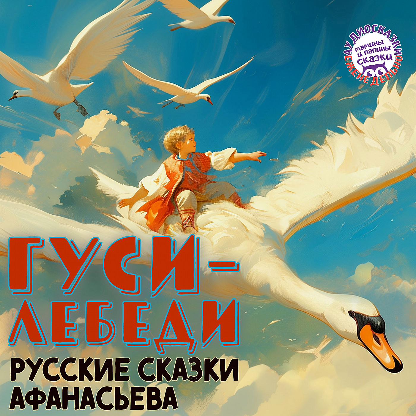 Книги даром для детей. Сказки для детей от 3 до 6 лет. «Гуси-Лебеди»