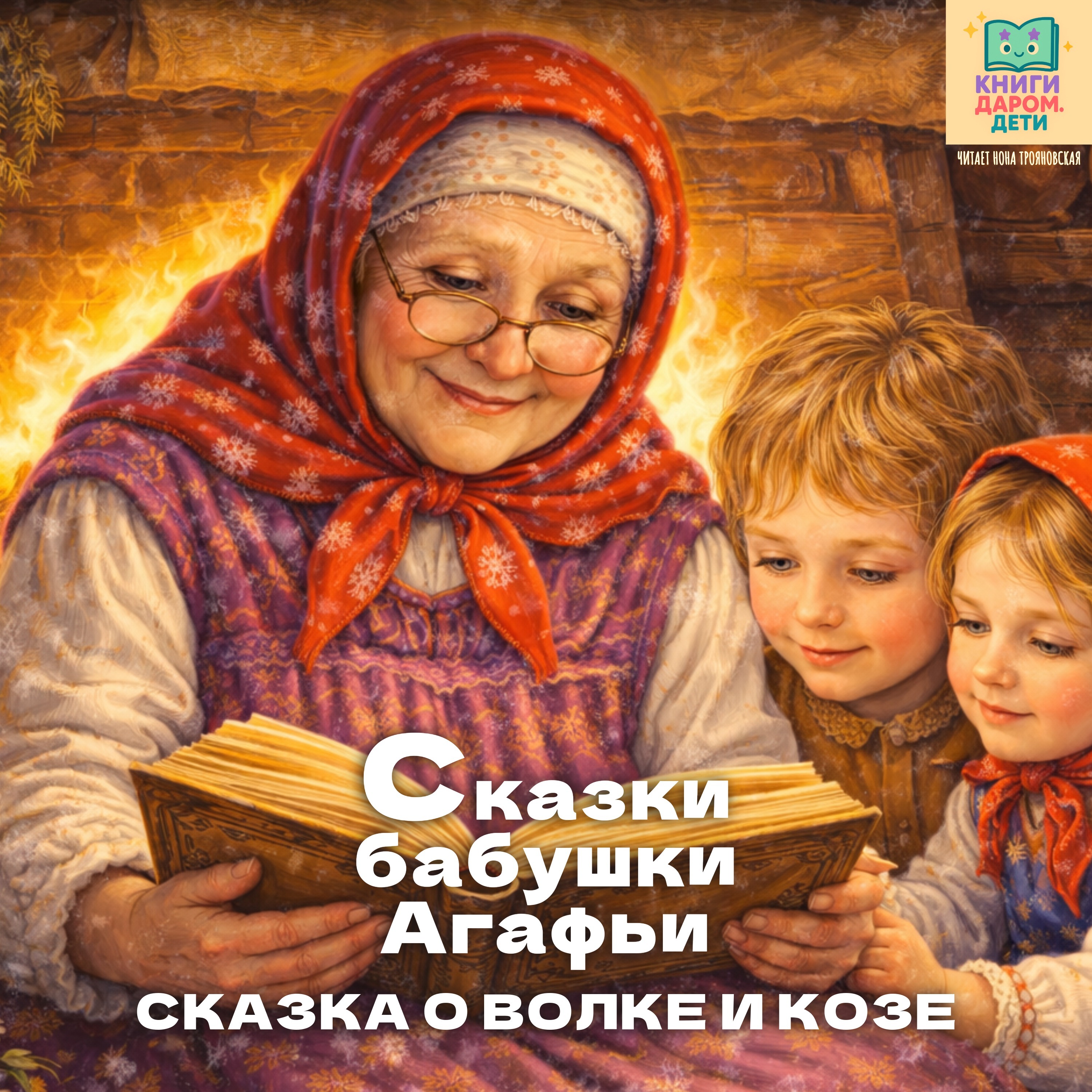 Книги даром для детей. «Сказки бабушки Агафьи». «Сказка о Волке и Козе»