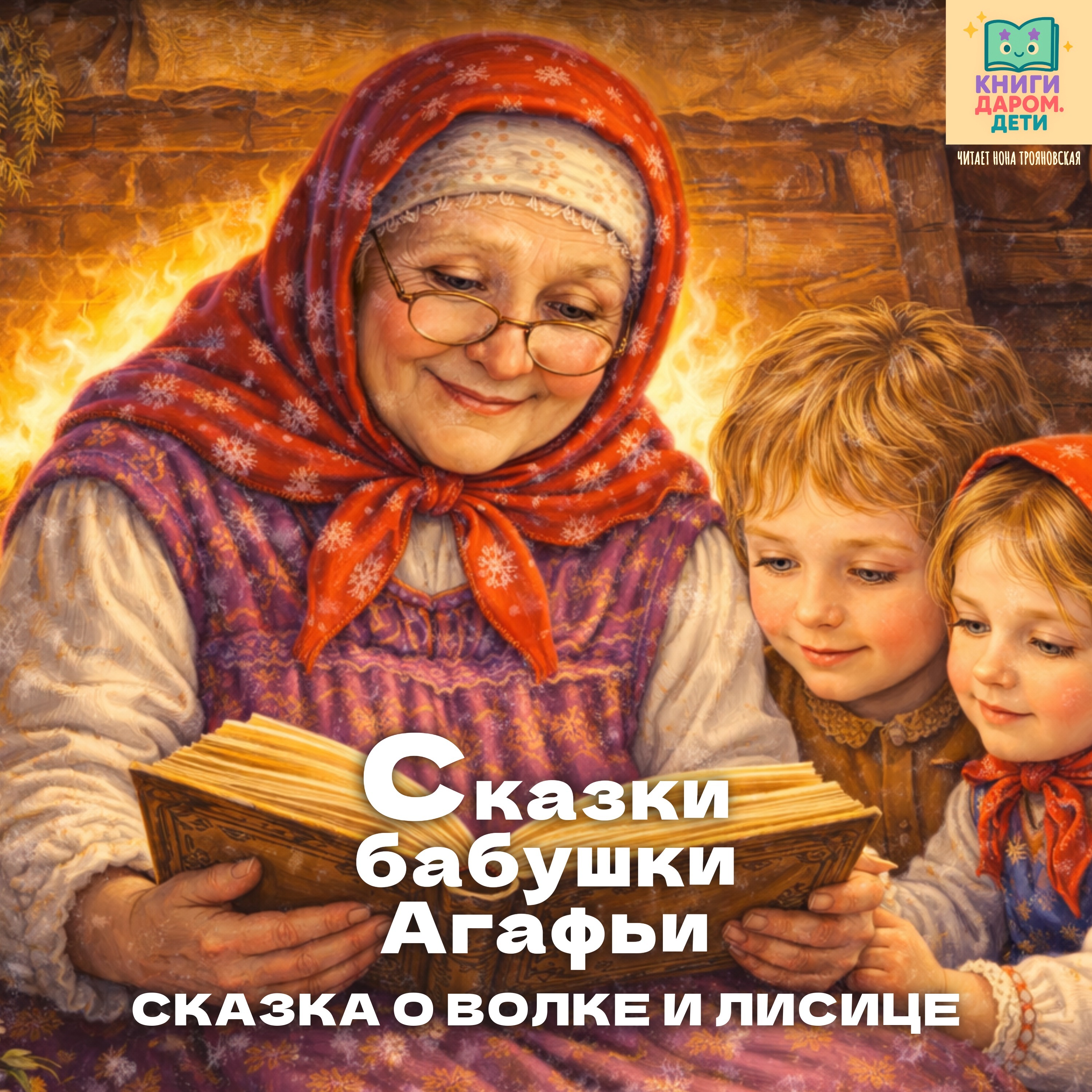 Книги даром для детей. «Сказки бабушки Агафьи». «Сказка о Волке и Лисице»