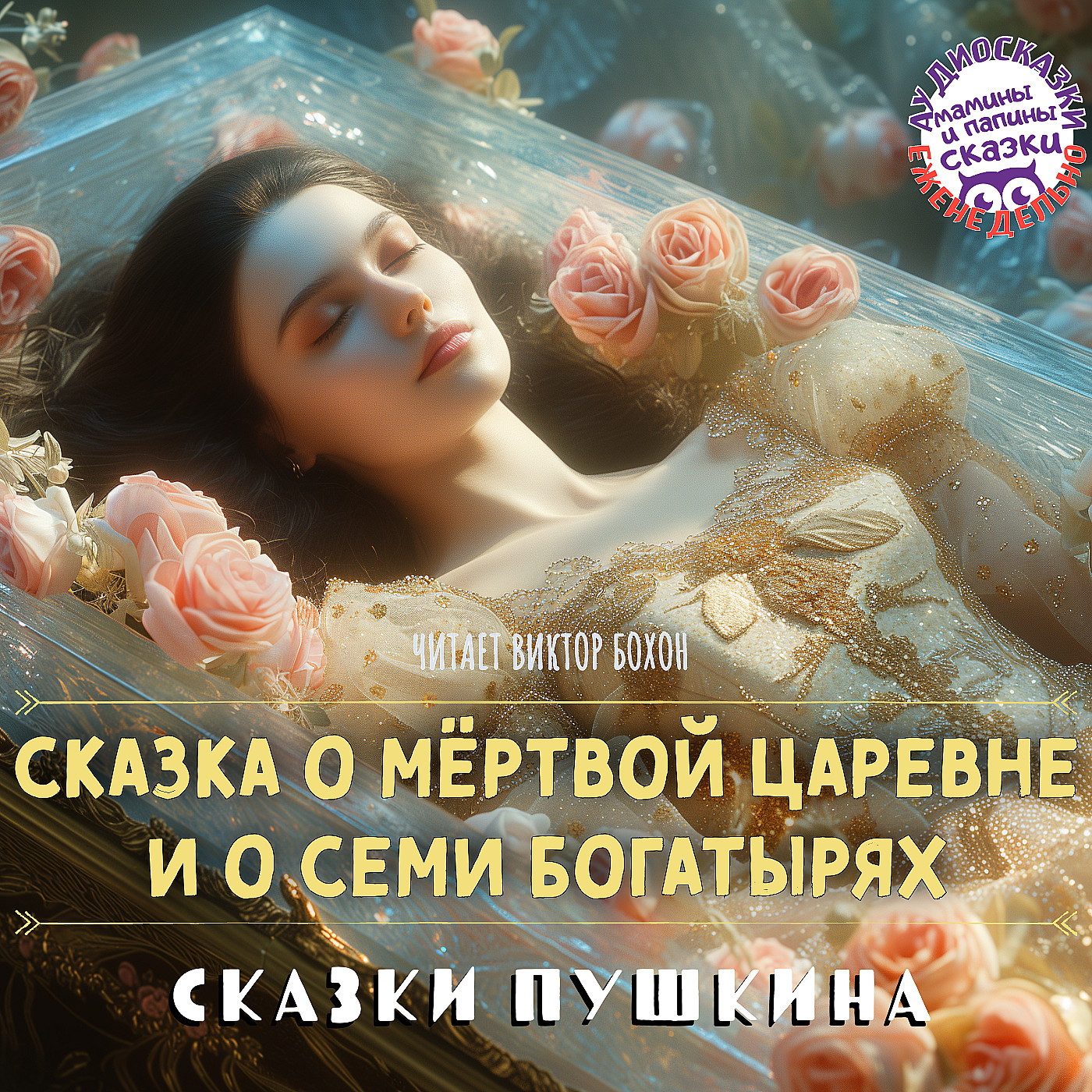 Сказки Пушкина. Сказка о мертвой царевне и о семи богатырях