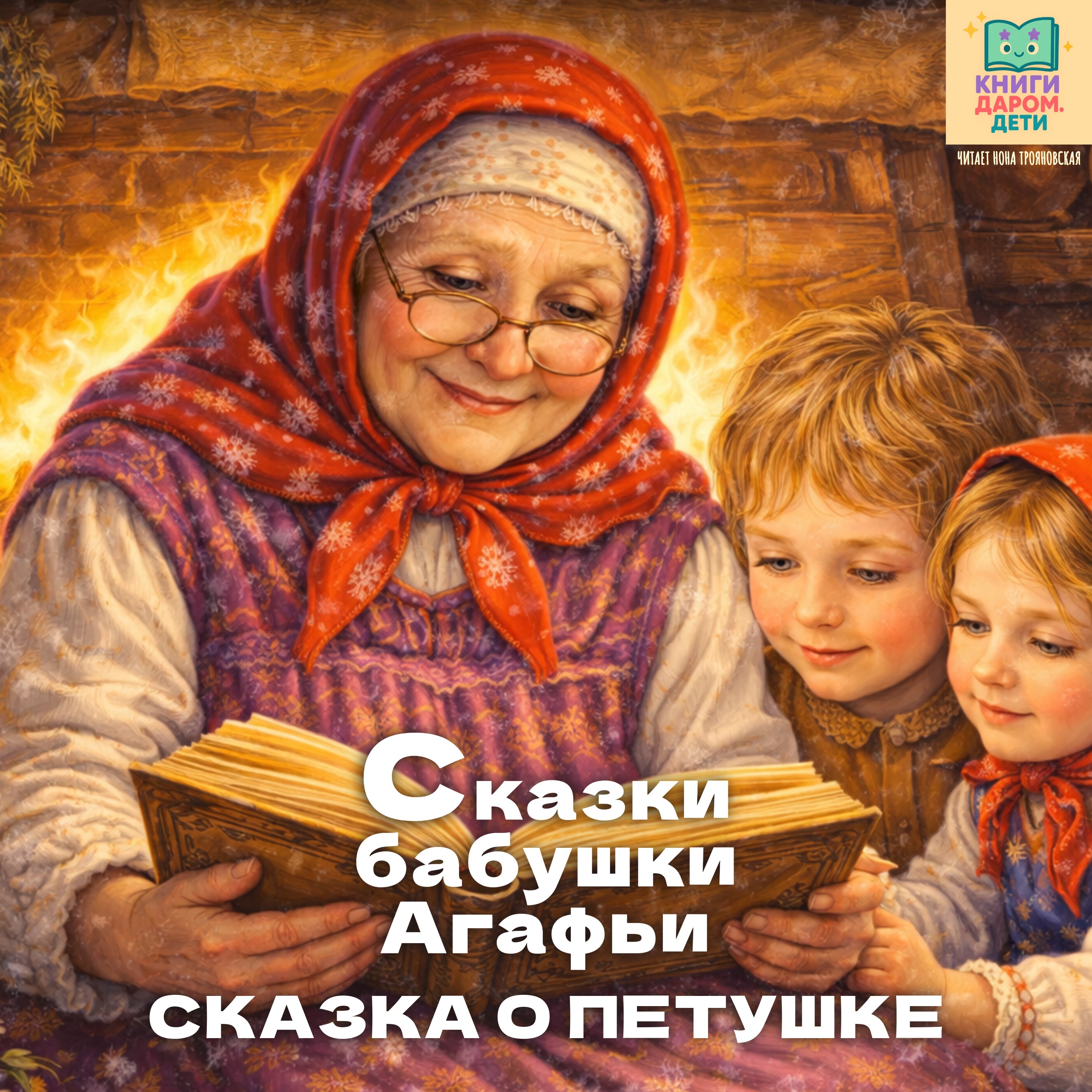 Книги даром для детей. «Сказки бабушки Агафьи». «Сказка о Петушке»