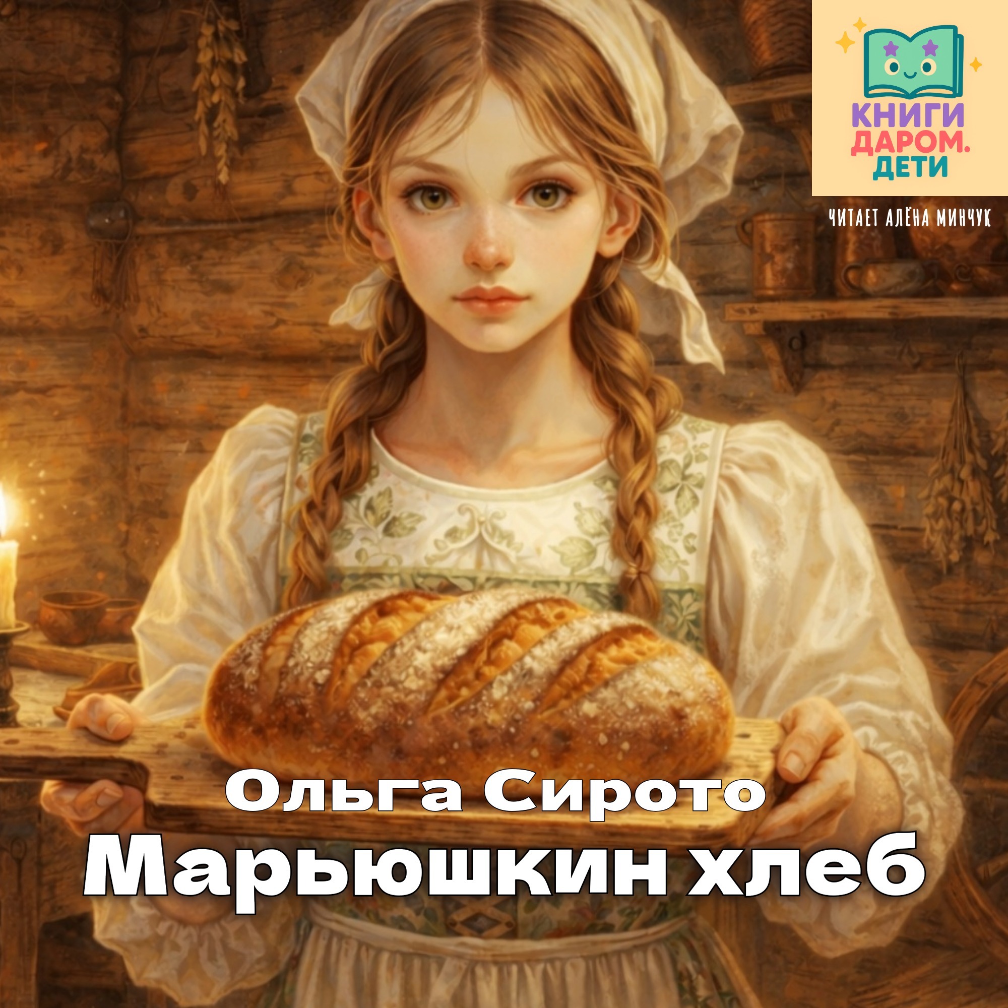 Книги даром для детей. Ольга Сирото. «Марьюшкин хлеб». Добрая сказка на ночь для детей 5-7 лет