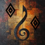 13. Логотип Рено и нотная грамота