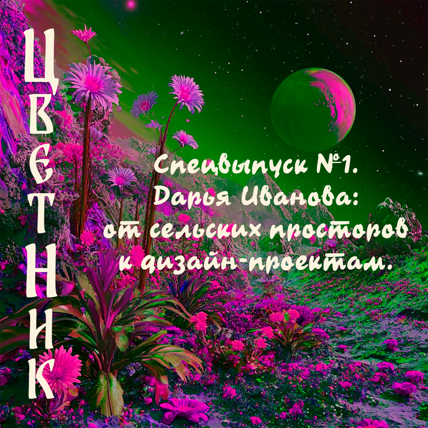 Подкаст ЦветНик - Второй сезон. Спецвыпуск №1. Дарья Иванова: от сельских просторов к дизайн-проектам. episode artwork
