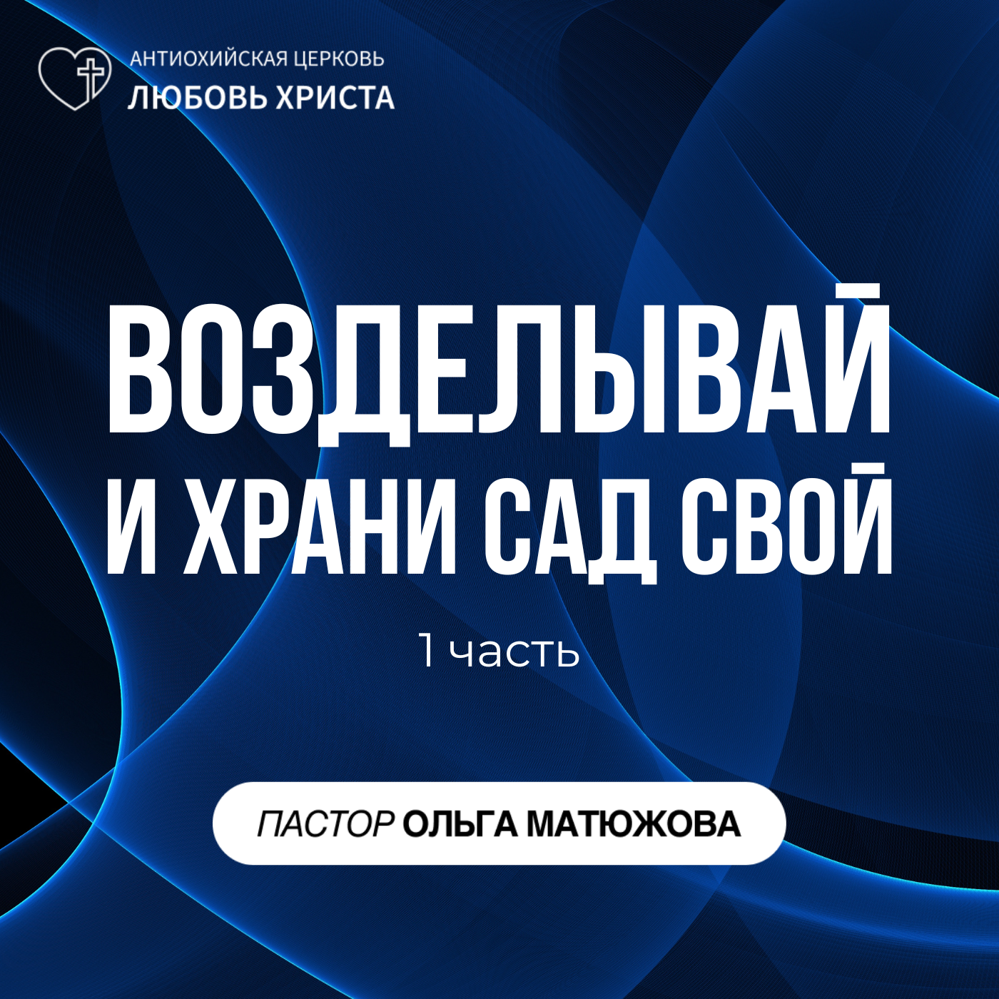 ВОЗДЕЛЫВАЙ И ХРАНИ САД СВОЙ 1 ЧАСТЬ | ПАСТОР ОЛЬГА МАТЮЖОВА episode artwork