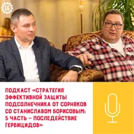 Подкаст «Стратегия эффективной защиты подсолнечника от сорняков со Станиславом Борисовым: часть пятая — последействие гербицидов»