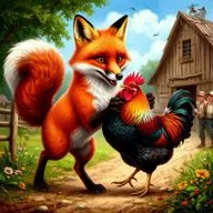 Петух и Лиса. Шотландская сказка