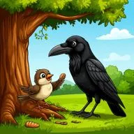 Веселый воробей. Калмыцкая сказка.