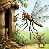 Басня И.А. Крылова " Стрекоза и Муравей"