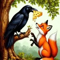 Басня Ивана Андреевича Крылова" Ворона и Лисица"