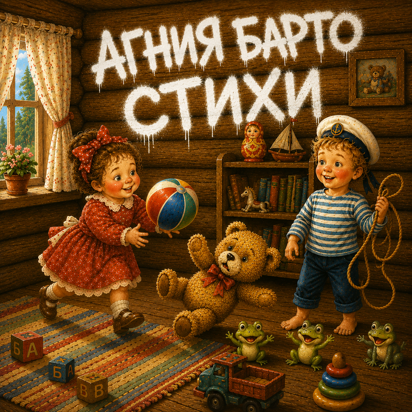 Агния Барто | Таня и мячик, Уронили мишку на пол, Матросская шапка | Русский + итальянский episode artwork