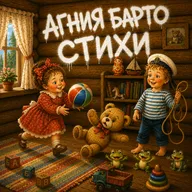 Агния Барто | Таня и мячик, Уронили мишку на пол, Матросская шапка | Русский + итальянский