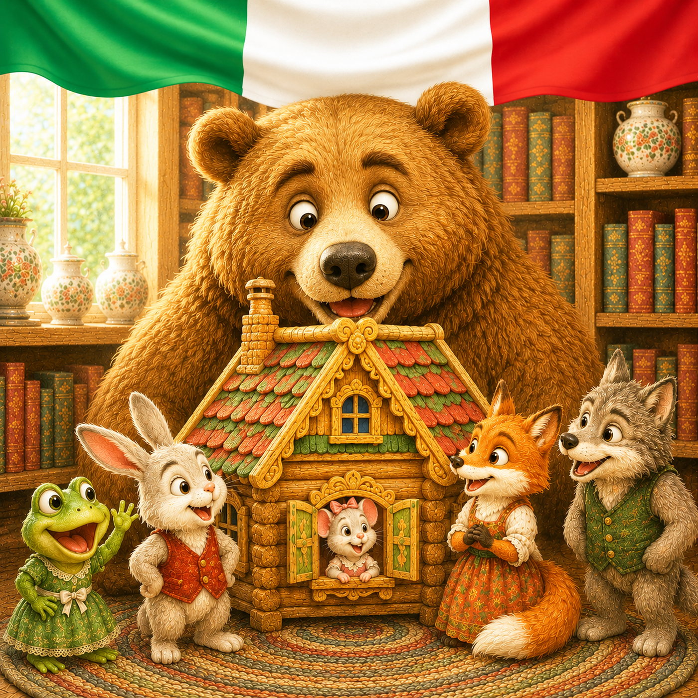 IT Теремок | Il Teremok (La casetta nel bosco) | Fiaba popolare russa episode artwork