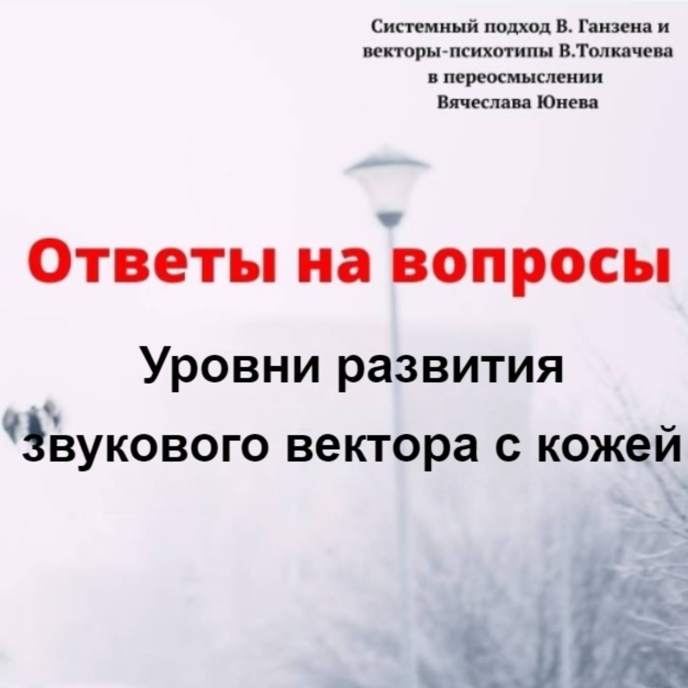 Уровни развития звукового вектора с кожей episode artwork