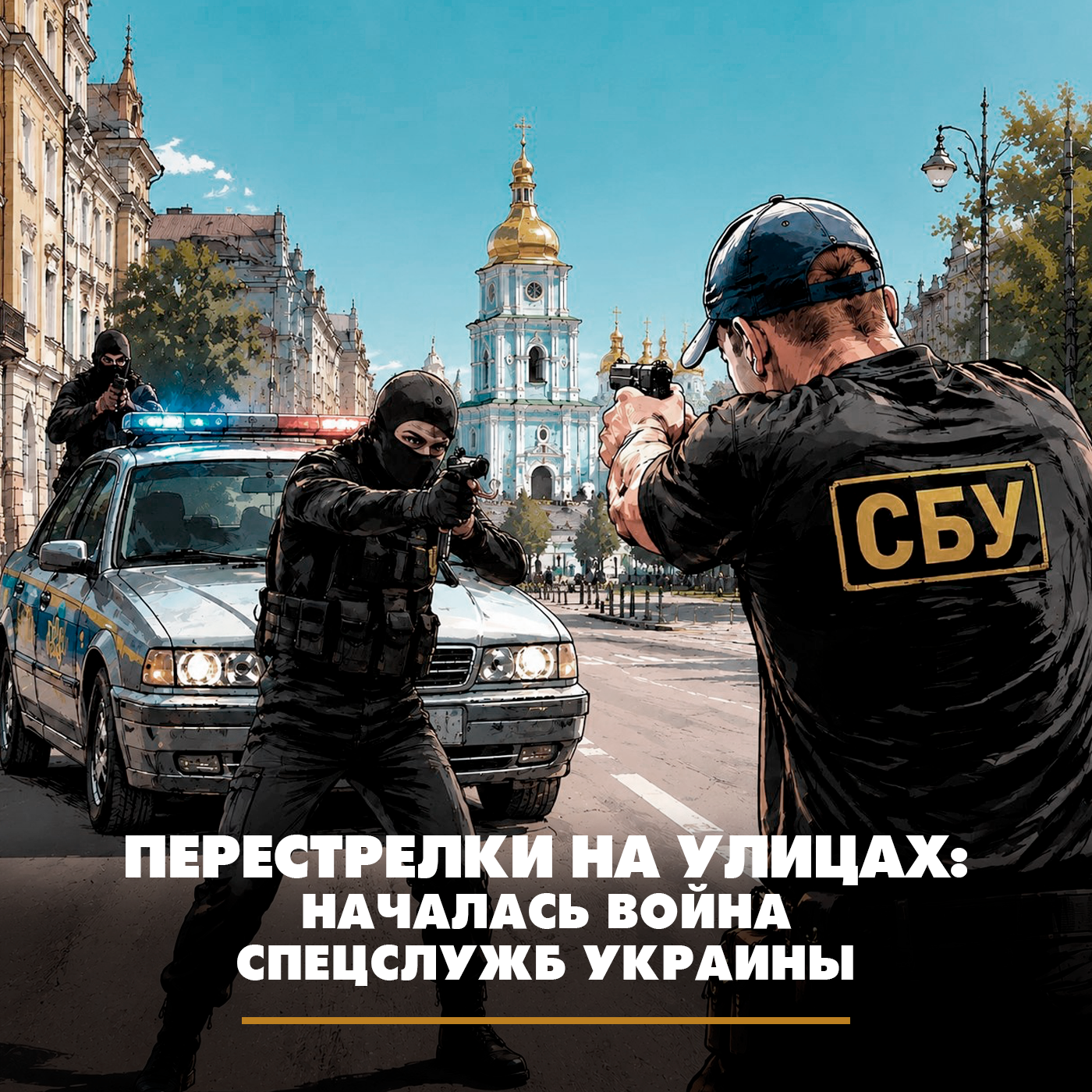 Перестрелки в Киеве: началась война спецслужб Украины