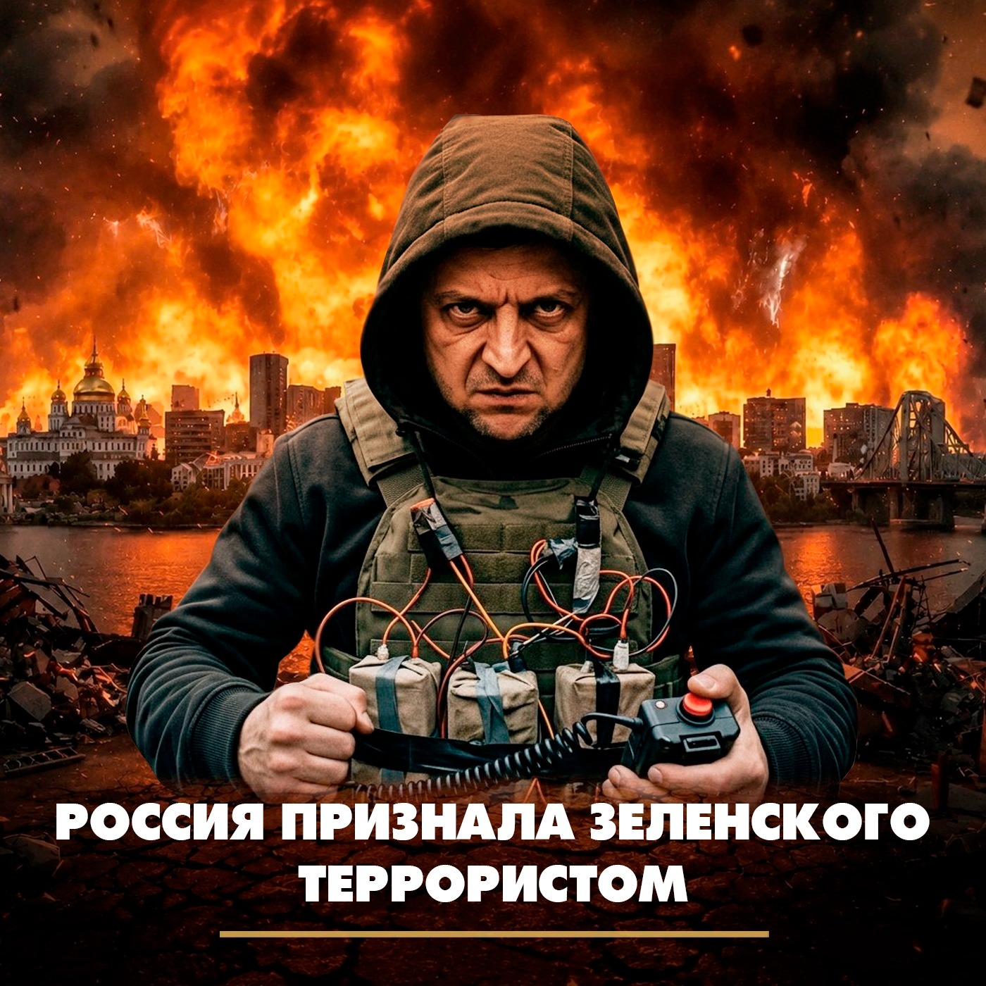Россия признала Зеленского террористом