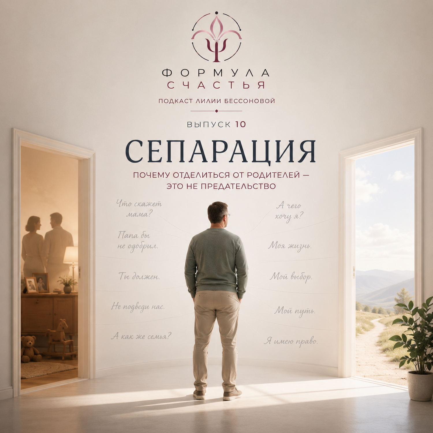 10 выпуск. Дети и Родители. Часть 2: Сепарация от родителей: мифы, 5 признаков незавершённости и 3 шага к свободе episode artwork