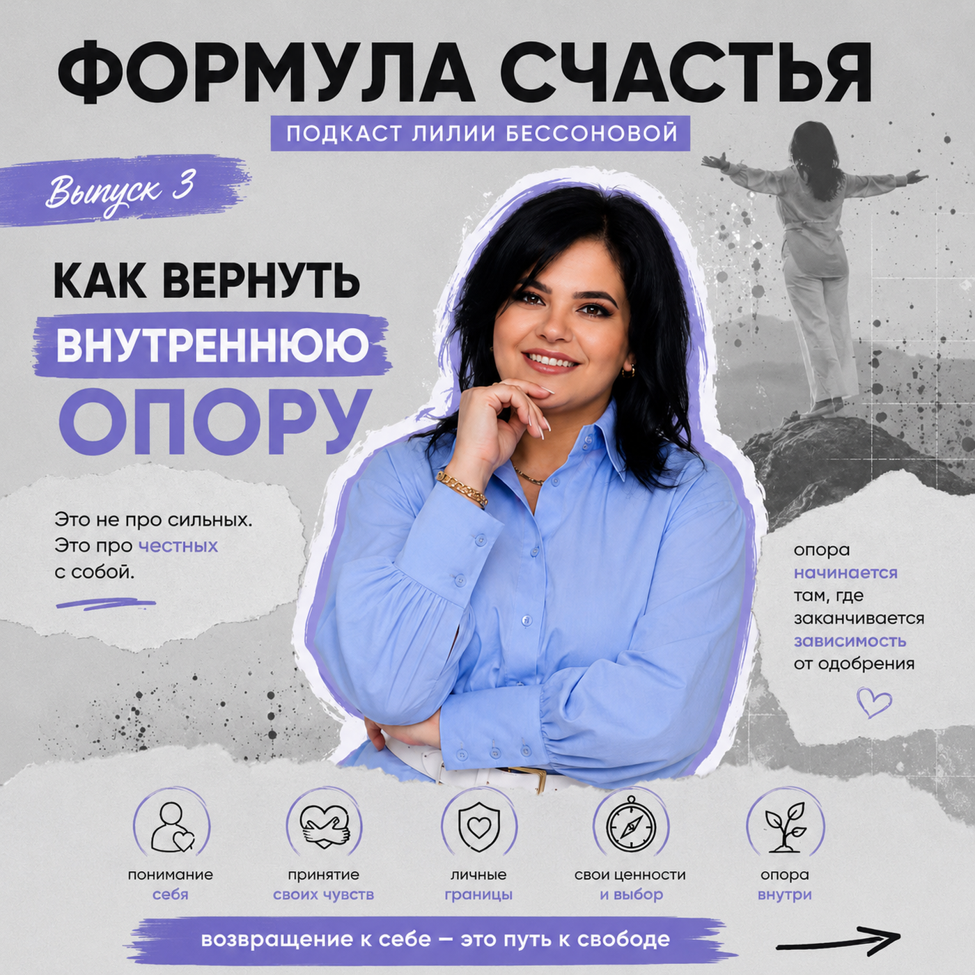 7 выпуск. Самооценка: Часть 3. Как вернуть внутреннюю опору  когда живёшь на автомате episode artwork