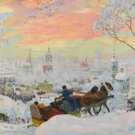 Борис Кустодиев, "Масленица"