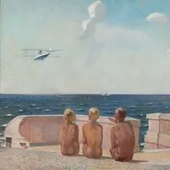 Александр Дейнека, "Будущие лётчики"