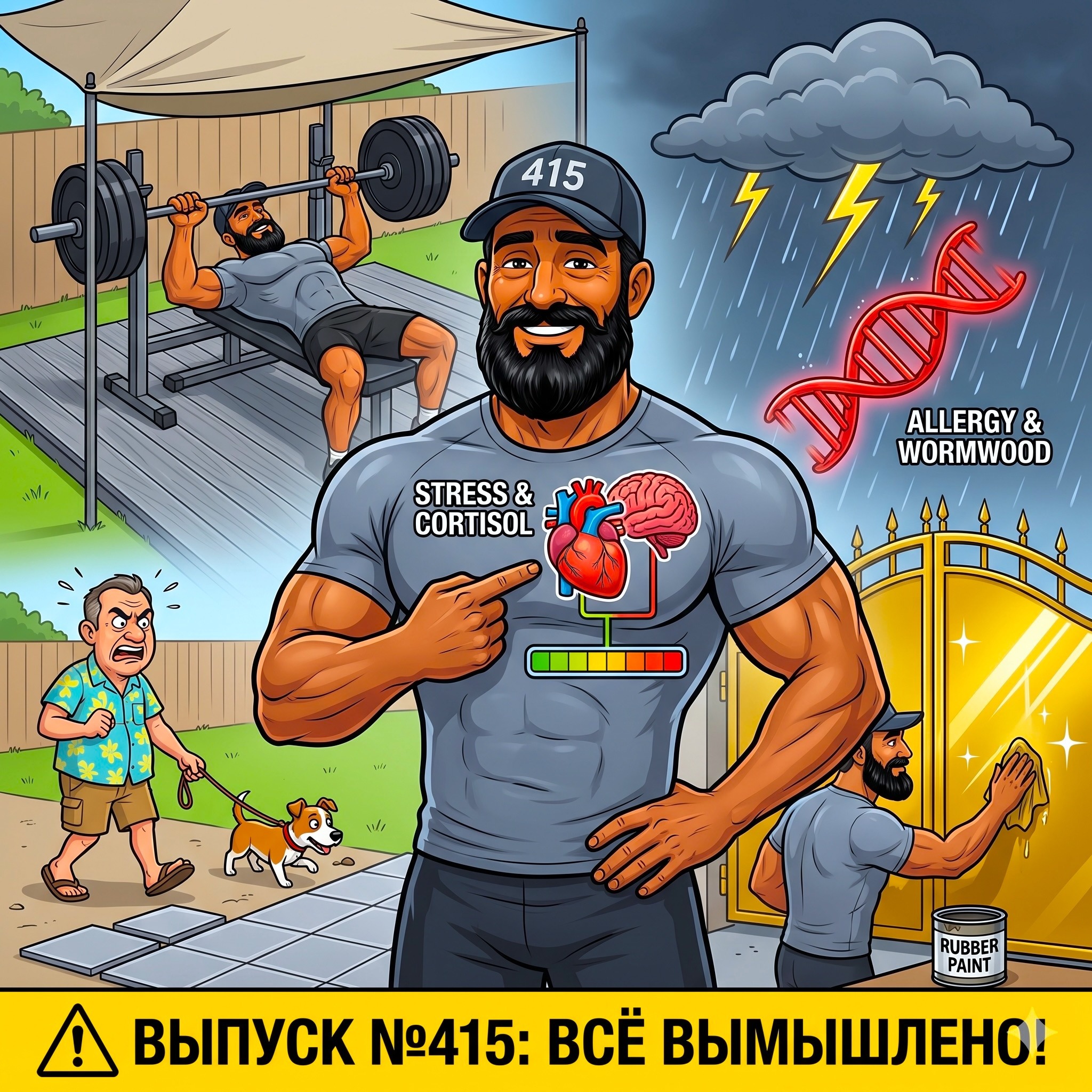 Выпуск №415: Жёсткий зашквар свободных весов, война с «быдло-собачниками» и как убрать домашних паразитов из своей жизни episode artwork